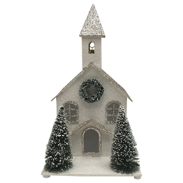 House decoration w/LED light- 2 trees + Wreath.